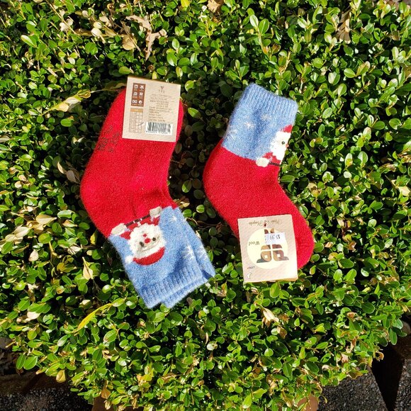 100% sheep wool baby Christmas socks - Picture 1 of 1